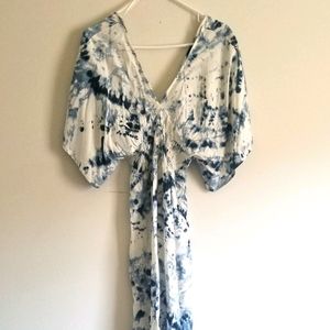 Tie dye maxi dress